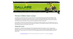 Desktop Screenshot of dallairetennis.com